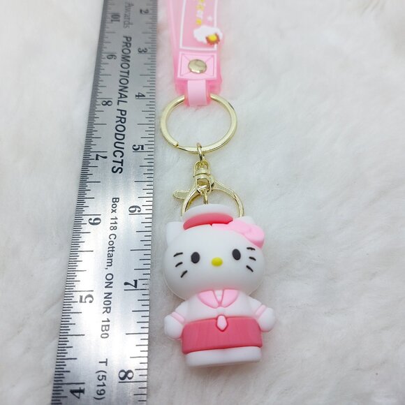 2/$25 Hello Kitty keychai wrist strap lanyard with "The sunshine Unicorn" - Picture 3 of 6